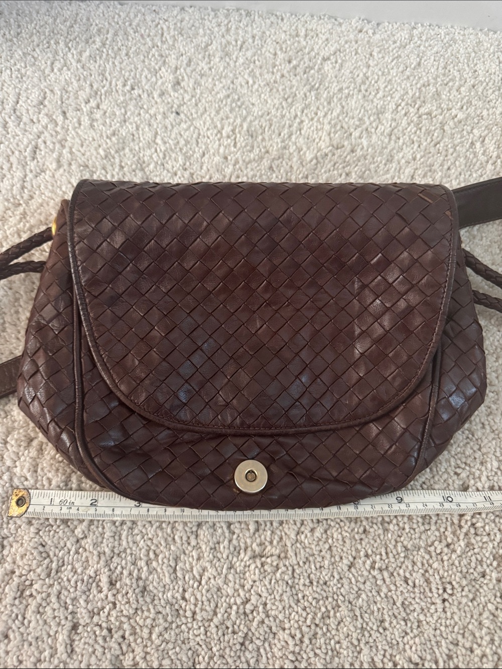 SISO leather shoulder bag made in Italy